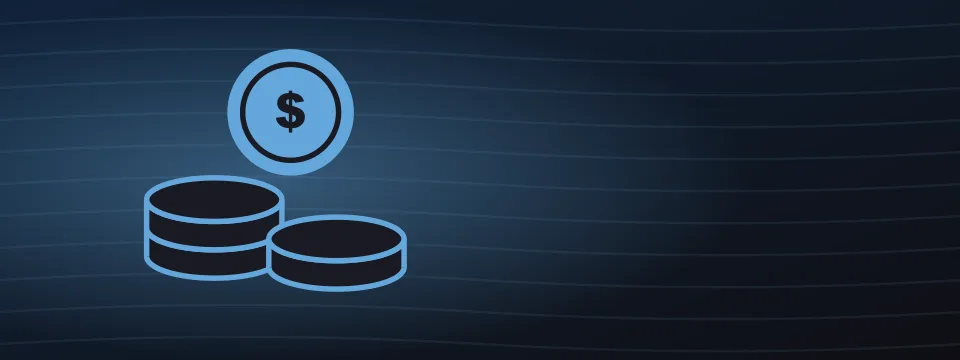 Coins with a dollar sign for banking at SawSpin Casino Australia